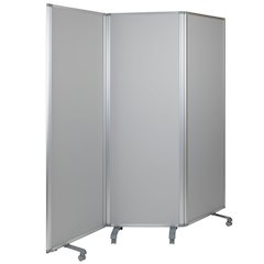 Double Sided Mobile Magnetic Whiteboard, 72"H x 24"W