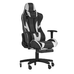 X30 Gaming Chair Racing Computer Chair with Back, Slide-Out Footrest,