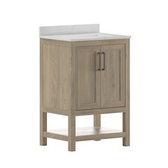 24 Inch Contemporary Bathroom Vanity with Sink Combo