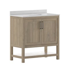 36 Inch Contemporary Bathroom Vanity with Sink Combo