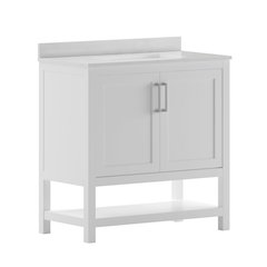 36 Inch Contemporary Bathroom Vanity with Sink Combo