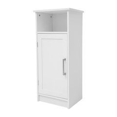 Modern Freestanding Bathroom Storage Cabinet Organizer, White