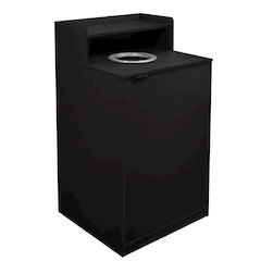32 Gallon Commercial Trash Can Enclosure, Black