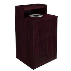 32 Gallon Commercial Trash Can Enclosure, Mahogany