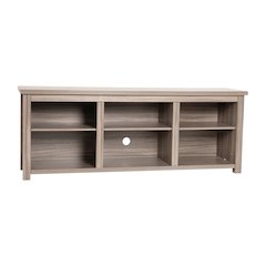 Farmhouse TV Stand up to 80" TVs - 65" Engineered Wood in Gray Wash Oak Finish