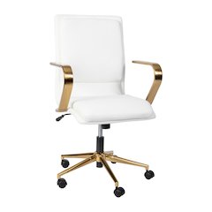 Modern Elevated Mid-Back Executive Office Chair