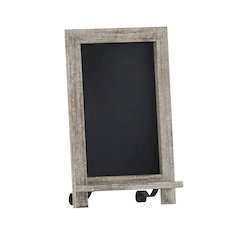 9.5" x 14" Weathered Tabletop Magnetic Chalkboard Sign