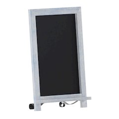 12" x 17" Blue Tabletop Magnetic Chalkboard Sign