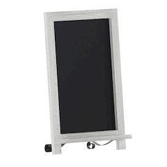 12" x 17" Whitewashed Tabletop Magnetic Chalkboard Sign