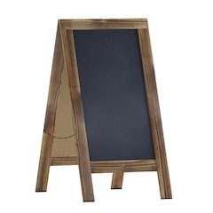 Vintage A-Frame Double Sided Magnetic Message Board