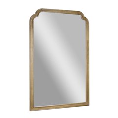 Efie 36" x 24" Large Accent Wall Mirror with Solid Wood Frame