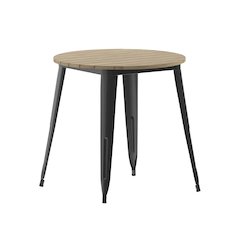Contemporary 30" Round Commercial Dining Table for 4