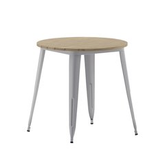 Contemporary 30" Round Commercial Dining Table for 4