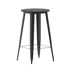 Contemporary 23.75" Round Commercial Bar Height Dining Table for 2