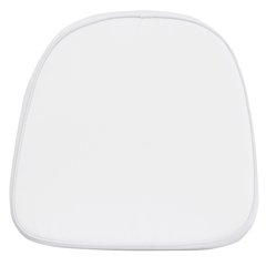 Kids Soft White Fabric Chiavari Chair Cushion