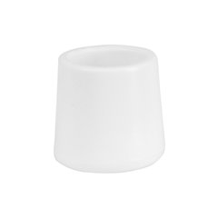 White Replacement Foot Cap for Plastic Folding Chairs