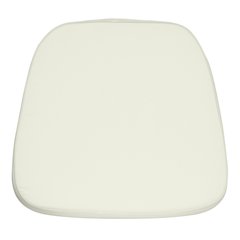 Soft Dark Ivory Fabric Chiavari Chair Cushion