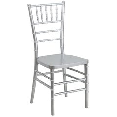 PREMIUM Silver Resin Stacking Chiavari Chair