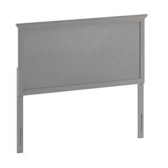 Contemporary Full Size Herringbone Pattern Headboard