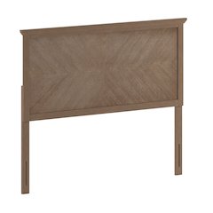 Contemporary Full Size Herringbone Pattern Headboard