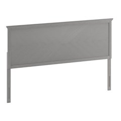 Contemporary King Size Herringbone Pattern Headboard