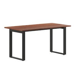 Contemporary 60x30 Commercial Grade Conference Table, Walnut