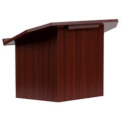 Foldable Tabletop Lectern in Mahogany