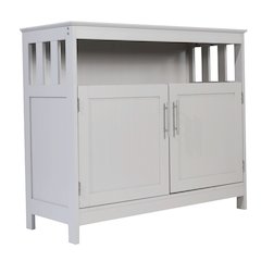 Classic Buffet and Sideboard Storage Cabinet, Gray