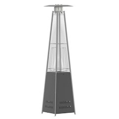 Contemporary Outdoor Patio Heater with Wheels
