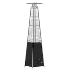 Contemporary Outdoor Patio Heater with Wheels