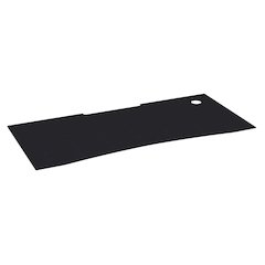 Black Mega Size Extended Gaming Mouse Pad with Anti-Slip Rubber Base