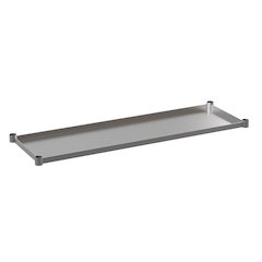 djustable Lower Shelf for 24" x 60" Stainless Steel Tables