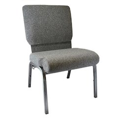 Charcoal Gray Church Chair 20.5 in. Wide