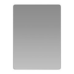 22" x 30" Decorative Wall Mirror - Rounded Corners, Black