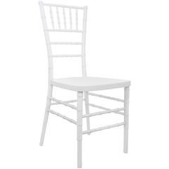 White Resin Chiavari Chair