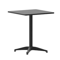 Square Aluminum Table Designed for Indoor and Outdoor Use