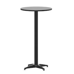 Modern Round Bar Height Table for Commercial or Residential Use