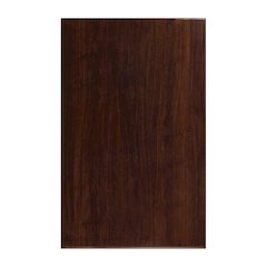 30" x 48" Rectangular High-Gloss Walnut Resin Table Top with 2" Thick Edge