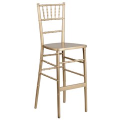 Gold Wood Chiavari Barstool