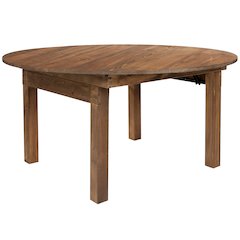 Round Dining Table | Farm Inspired, Rustic & Antique Pine Dining Room Table