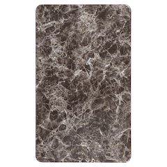 24" x 42" Rectangular Gray Marble Laminate Table Top