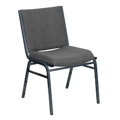 Heavy Duty Gray Fabric Stack Chair