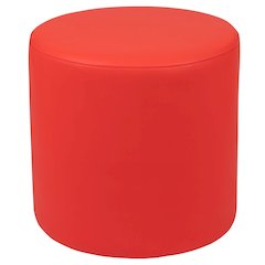 Soft Seating Circle for Classrooms and Common Spaces - 18" Seat Height (Red)