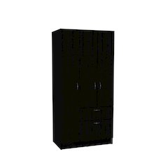 Primavera Armoire Black / White MDF