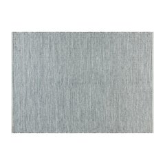 5' x 7' Handwoven Indoor/Outdoor Diamond Pattern Area Rug in Grey
