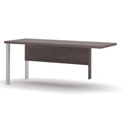 72W Return Table with Metal Legs