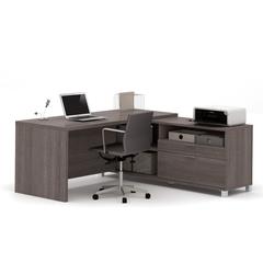 72W L-Shaped Office Desk
