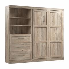 Murphy Unit with Drawers, 95-inch Space-Saving Wall Bed with Storage