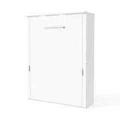 Lumina Queen Murphy Bed with Storage Cabinet (91W)