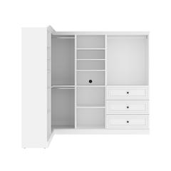 Versatile 97W Walk-In Closet Organizer